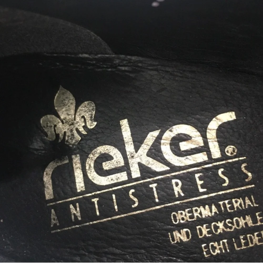 Rieker Antistress Mary Jane Black Comfortable Casual Shoes 41-10.5
